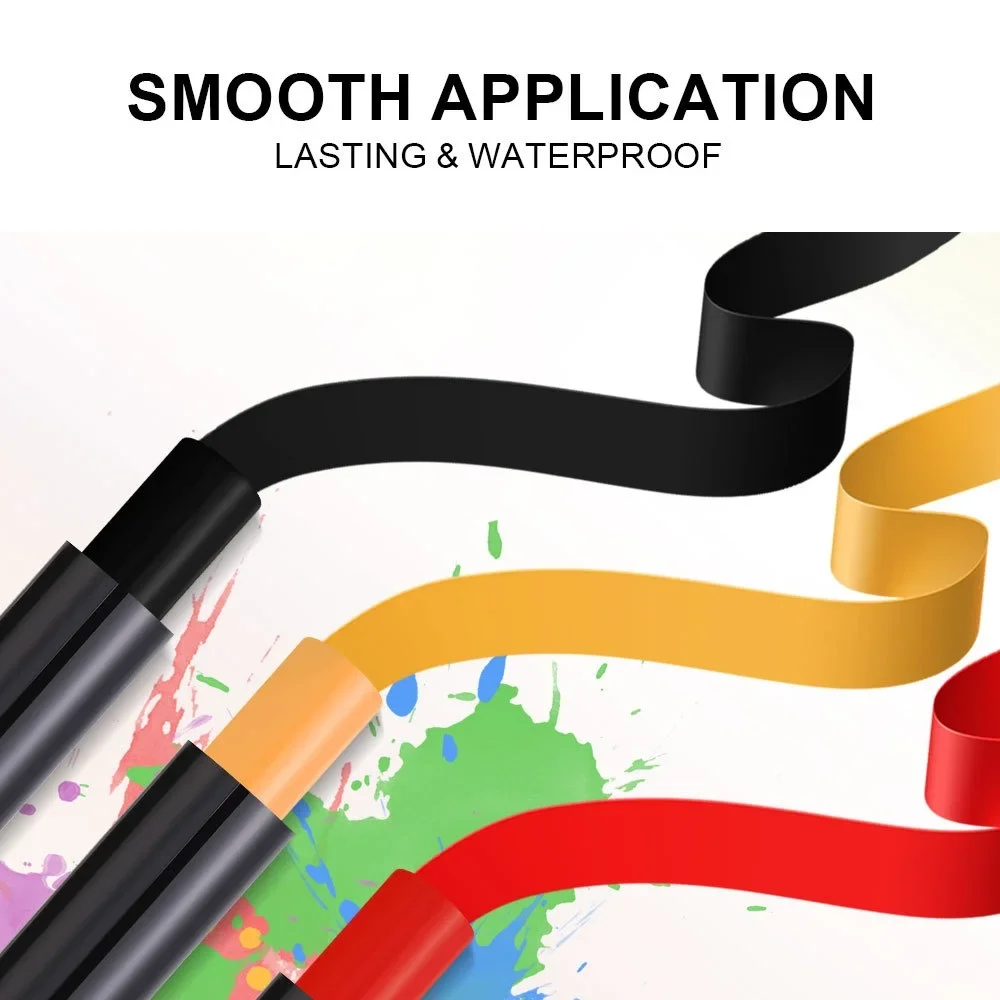 Wodoodporne, trwałe szminki Zestaw matowych szminek na Halloween Ciemnofioletowy Zielony Biały Farba do twarzy Efekt zaciemnionego wyglądu Zestaw do makijażu festiwalowego