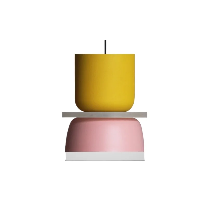 

*Dull Polish Chandeliers Color Of Macaron Lighting Creative Pendant Light Bedroom Living Room Hanging Lustre Household Luminaire