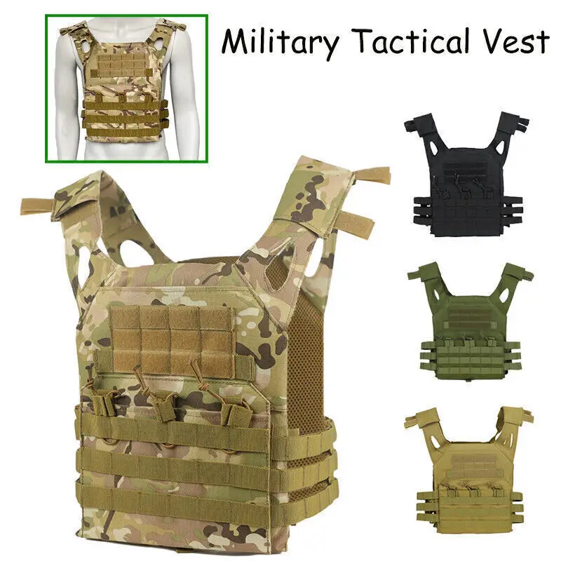 Tactical Vest Waterproof Outdoor Body Armor Lightweight JPC Molle Plate Carrier Hunting Vest CS Game Jungle Security Equipment