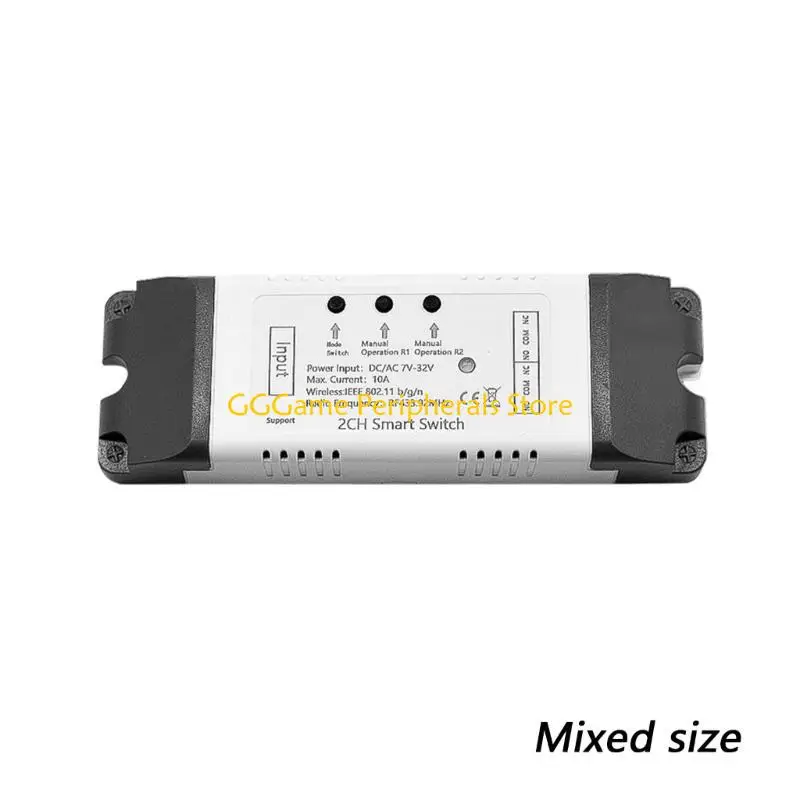 U55B AC-DC 7V-32V مفاتيح ذكية ضوء المحرك وحدات تبديل RF433 تردد الراديو #6