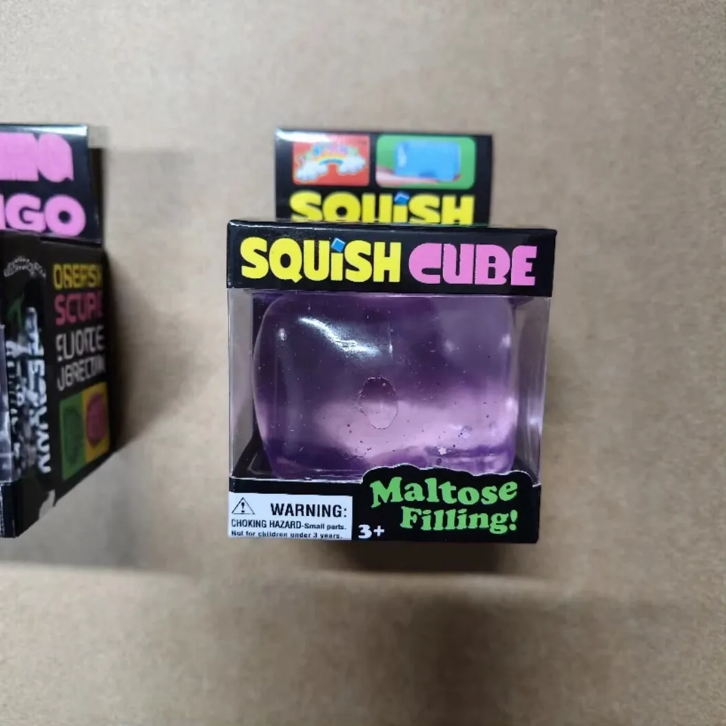 Needoh Nice Berg Giant Cube Sensory Toys Transparent Maltose Filler Hand Squeeze Soft Slow Rebound Vent Stress Reliever Desk Toy