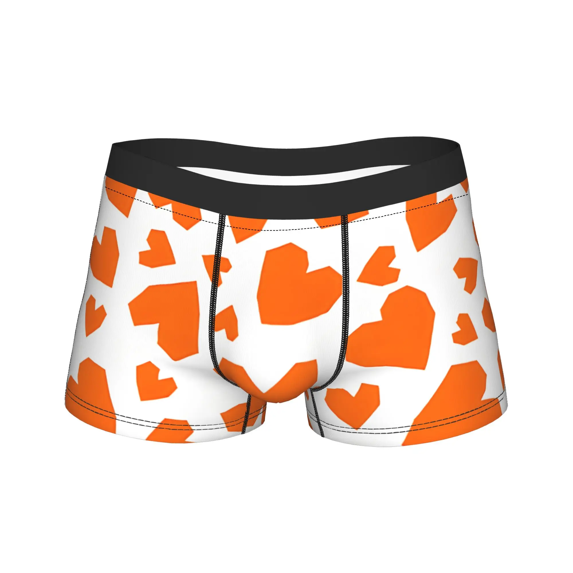 Red Heart Love Heart boyfriend Boxers Humorous Underwear  Boxer Briefs Gag Gift For Man
