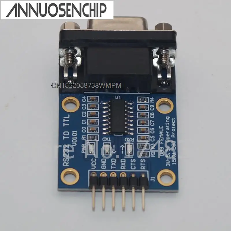 1PCS New and Original WaveShare RS232  Serial to TTL RS232 to TTL serial module Brush Line SP3232