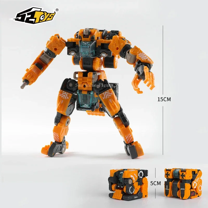 52TOYS MEGABOX MB-12 MB-12DE LANDBREAKER 변형 로봇 변환 메카 및 큐브 액션 피규어 소장 선물