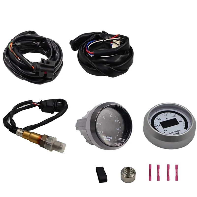 1Set Racing Air Fuel Ratio Gauge 30-4110 AFR 52Mm Wideband O2 UEGO Controller With 4.9 LSU Oxygen Sensor 0258017025