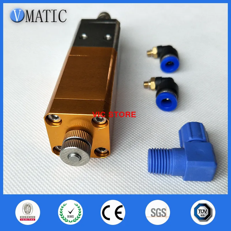 Imagem -04 - Cola Pneumática Única Líquido de Sucção Válvula Cilindro Distribuidor de Cola Bico Dispensador Controlador de Arma