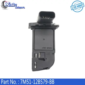 MAF質量空氣流量感測器 7M51-12B579-BB 適用於福特C-MAX、翼虎、F-650、F-750、福斯、Fusion、福特全順、沃爾沃C30、C70、S40、S80、V50 10 最佳銷售 福特福克斯空氣流量感知器 - №1