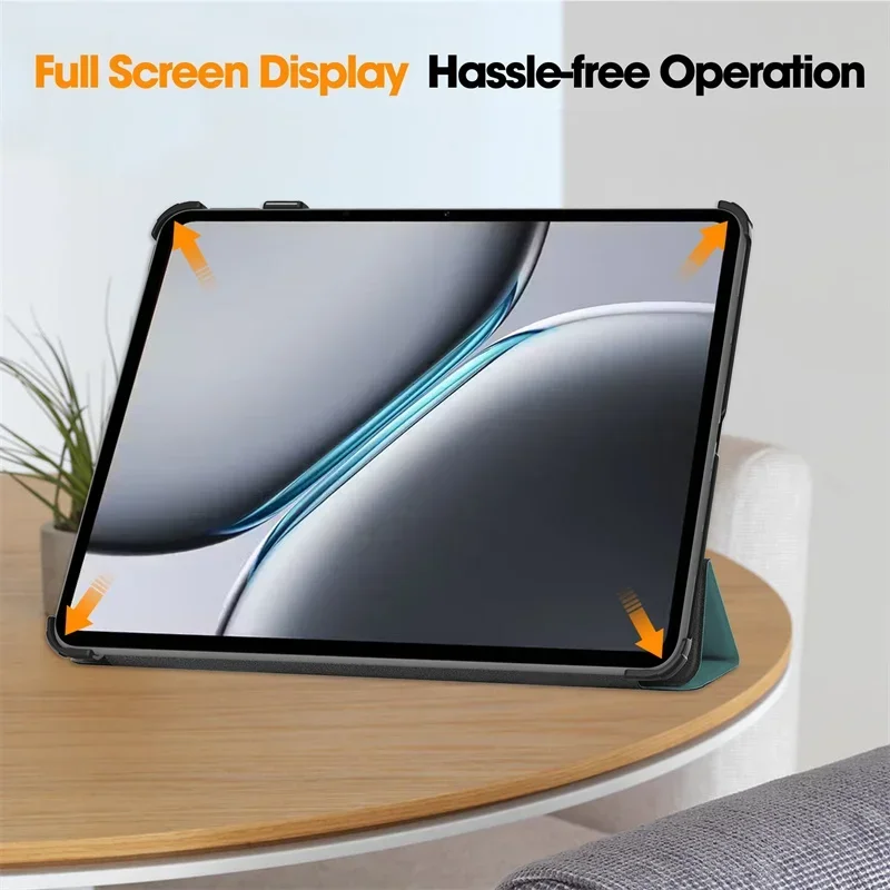 For OnePlus Pad 2 Case 12.1 Inch 2024 Folding Stand Smart Folio Tablet Cover for OnePlus Padpro  with Auto Sleep/Wake Kids