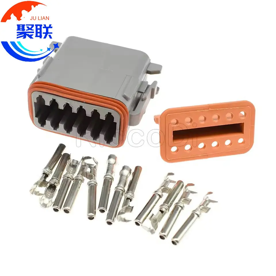 1Set 12Pin AC Assembly Car Unsealed Connector DT04-12P DT04-12PA Auto Window Lifting Cable Harness Plug DT06-12S DT06-12SA