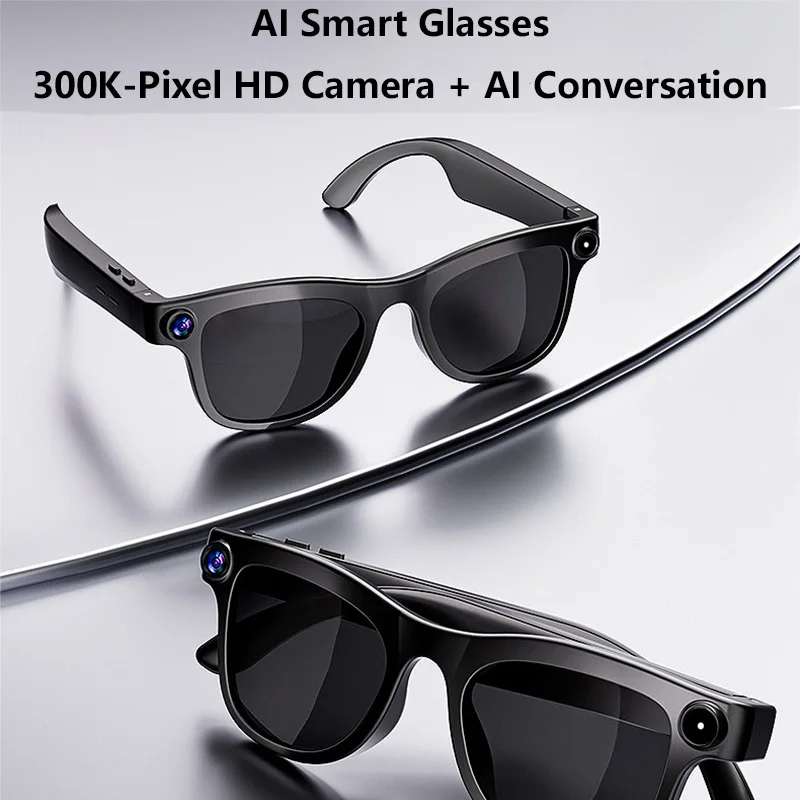 Smart Photo Taking Bluetooth Sunglasses with AI Translation Wireless Calling Outdoor Cycling