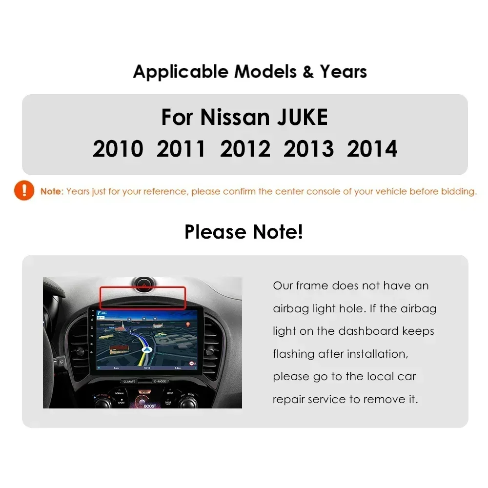 Car Intelligent Systems Carplay 4G 2 Din Android Car Multimedia Player for Nissan Juke YF15 2010-2014 Navi GPS AutoRadio Stereo