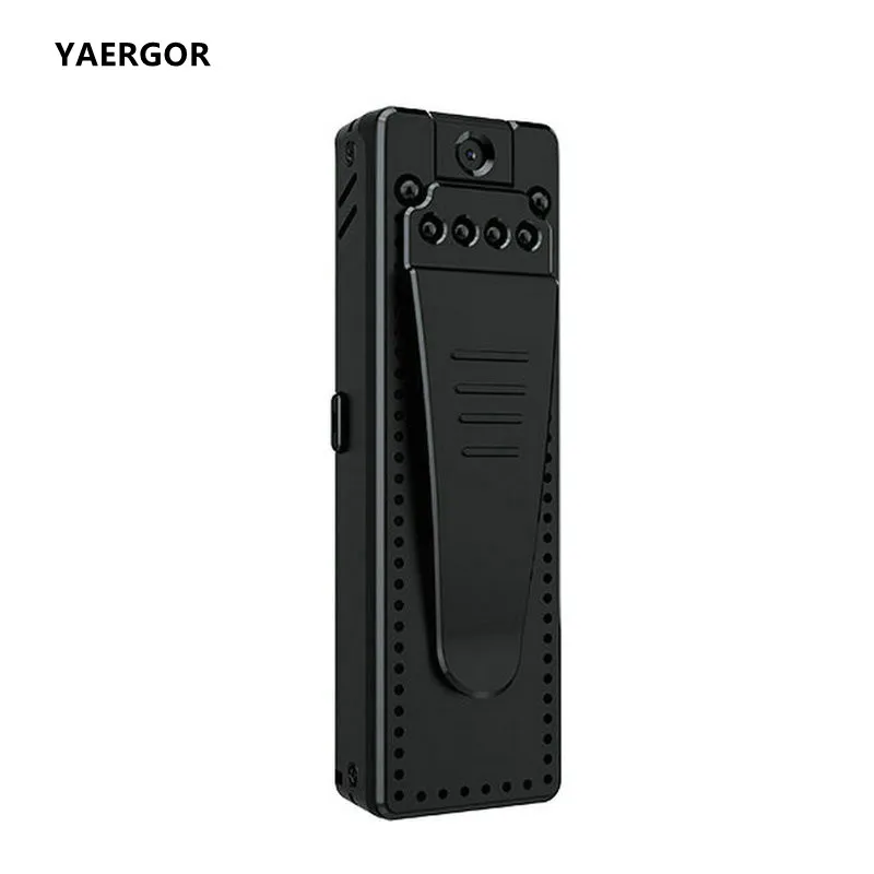 Yaergor A12 Mini Camera WiFi Digital Video Recorder Body Mount Camera Night Vision Duty Recorder Miniature 1080P DVR Camcorders