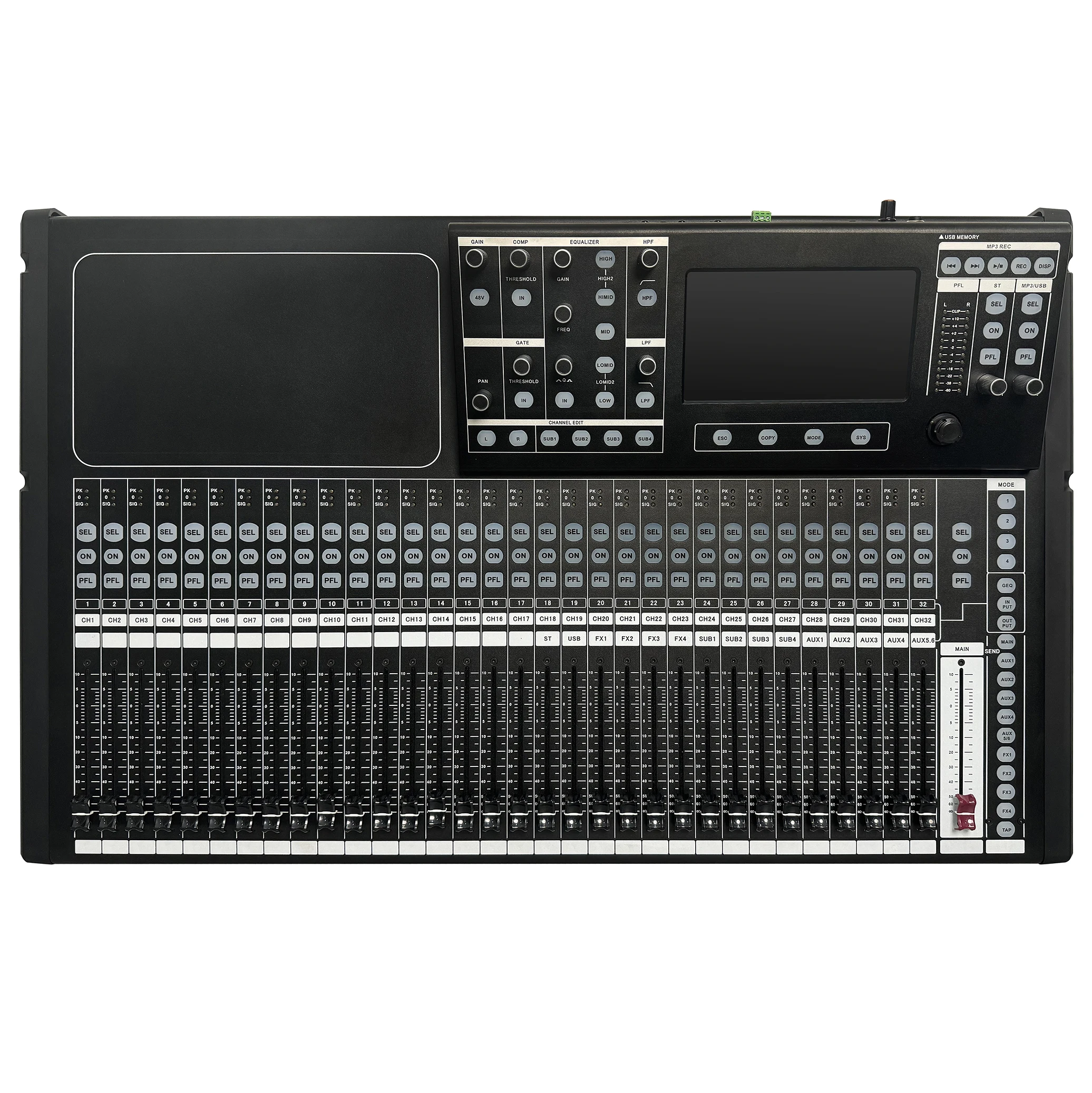 Hot Selling Mixing Dj Controller Qu16 Qu-24 XR18 M32 X32 32 24 Audio Digital Mixer