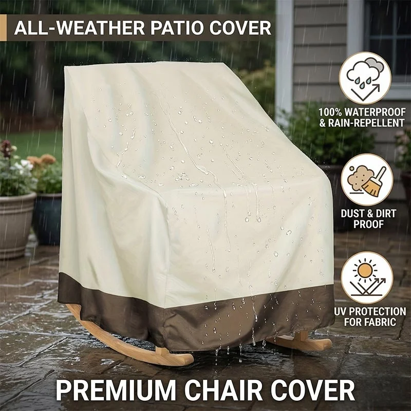 210D Oxford Cloth Outdoor Stackable Chair Covers,indoor Dining Chair Cover for 4 - 6 Outdoor Stackable Dining Chairs﻿