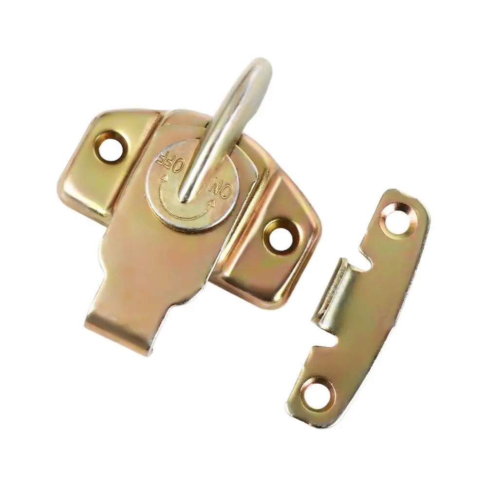 Furniture Hardware Corrosion Resistance Table Locks Smooth Surface Gold Dining Table Buckles Metal Computer Workstations