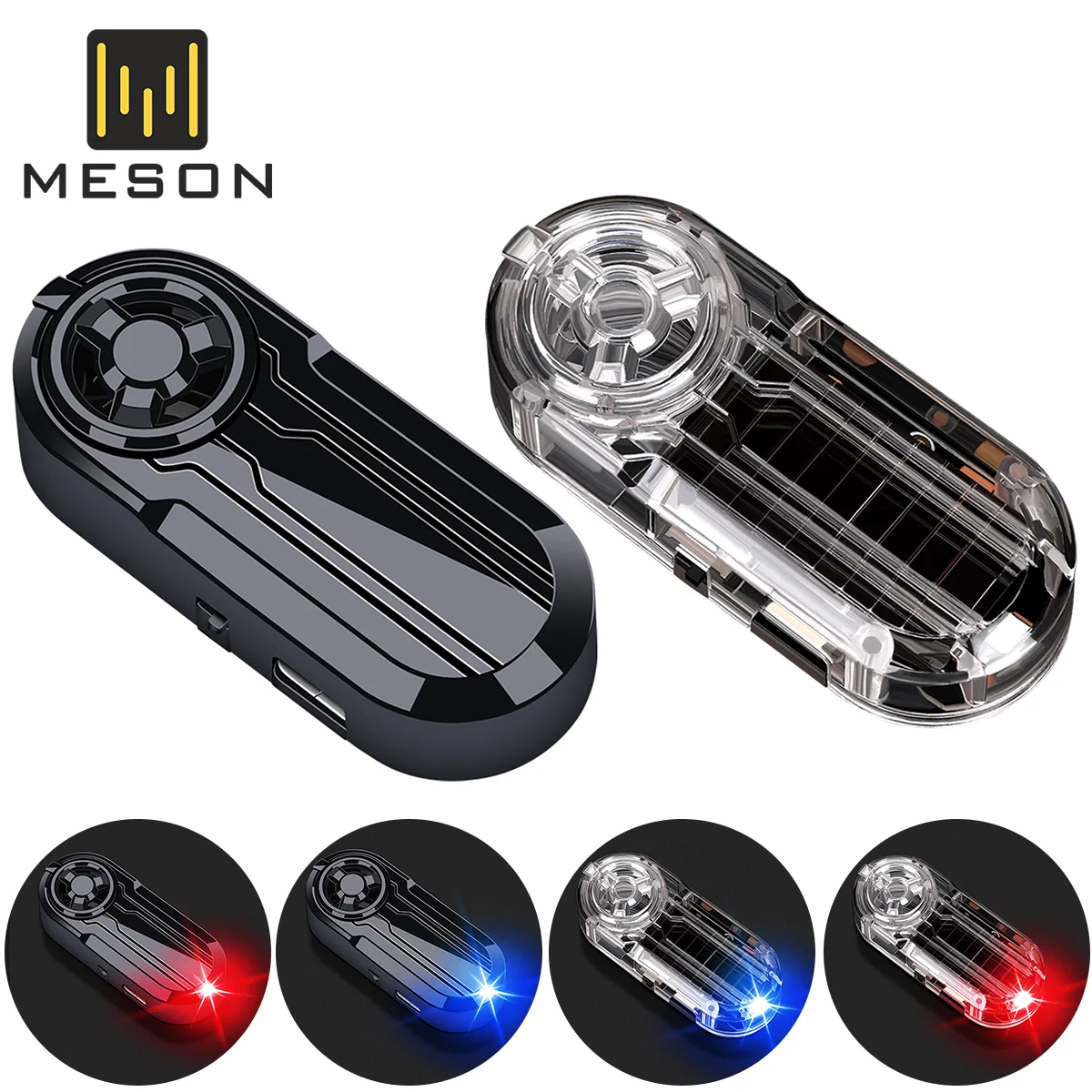 Solar Powered Car Warning Light Aromatherapy Night Lamp Security Simulated Anti-Theft Alarm Light Wireless Caution Flashing Lamp