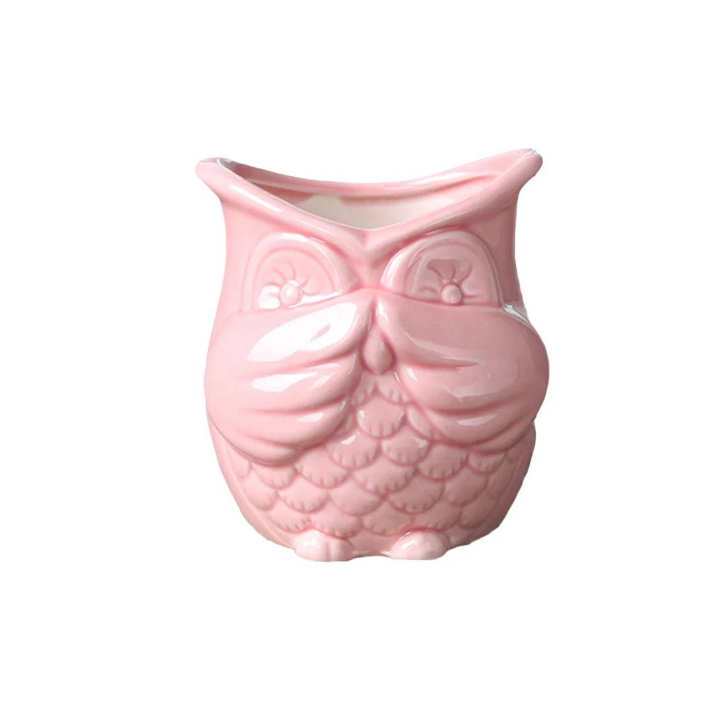 

Plant Owl Succulent Pots Owls Decor Animal Flower Animals Cactus Planter Containers Green Plants