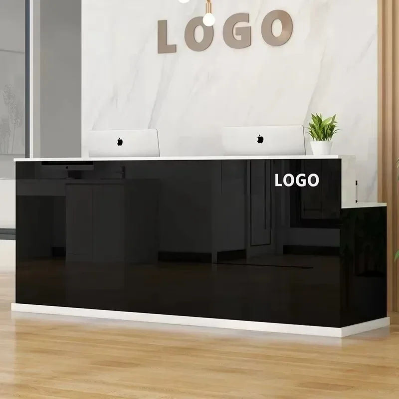 مكاتب التصميم الكلاسيكي بار الشمال الأبيض مكتب الاستقبال مكاتب الاستقبال الخروج الأثاث التجاري Mostrador #1