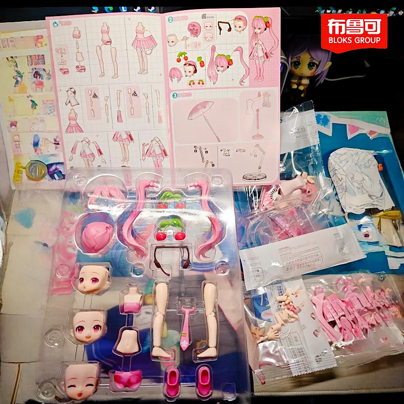 figurines-blokees-daalamode-series-sakura-miku-hatsune-miku-ornements-d'anime-jouets-de-collection-cadeaux-pour-filles