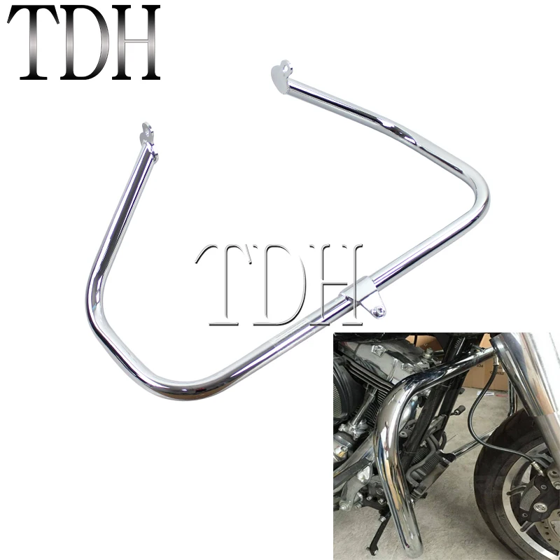 

Motorcycle Highway Engine Guard Crash Bar Protector for Harley Touring Road King Electra Glide FLHR FLTRX FLHT FLHTCU CVO 09-20