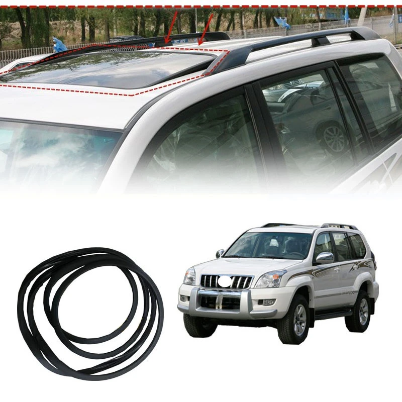 

For Toyota Land Cruiser Prado 120 LC120 150 LC150 Car Rubber Black Car Roof Sunroof Seal Strip Waterproof Strip 2003-2019