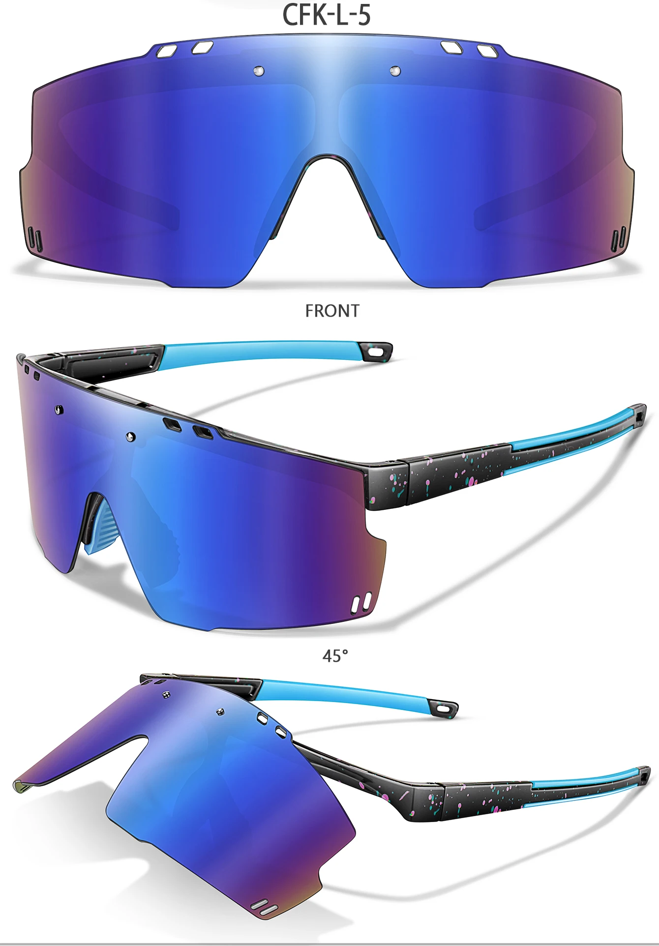 Männer Frauen Flip Auf Sonnenbrille Winddicht Radfahren Brillen Outdoor Sport Laufen Reiten Party MTB Fahrrad Brille UV400 – Detail 6
