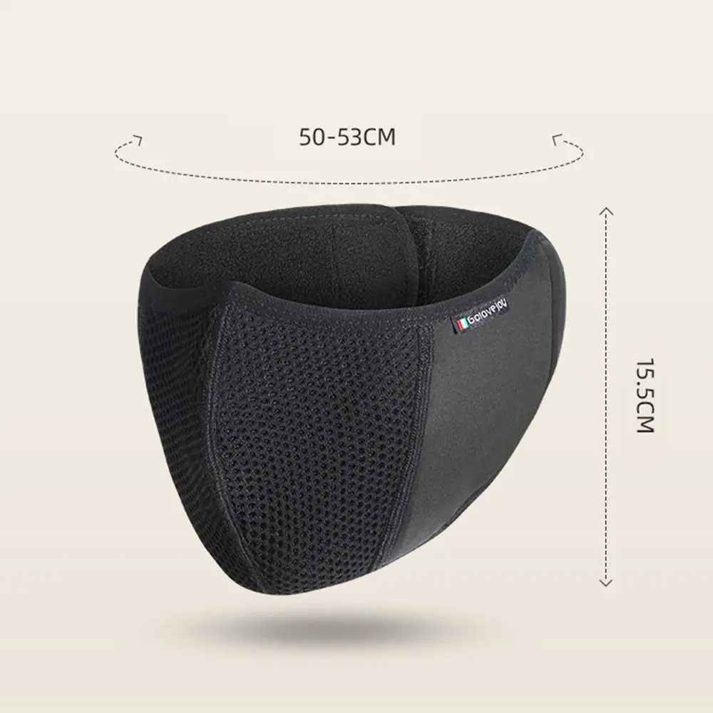 Inverno veludo térmico earmuffs máscara quente à prova de vento velo máscara de inverno respirável envoltório máscara de equitação ao ar livre ciclismo esqui