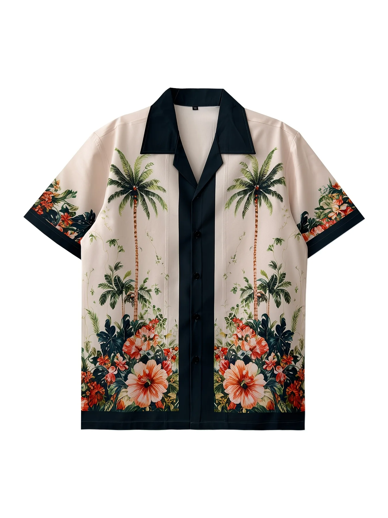 Summer Vacation Casual Shirt, Men'S Shirt, Print, Hawaiian Style, Beach Shirt, Casual Outing, Easy, Fashionable