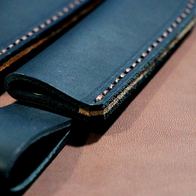 11 Sizes 35mm Inner Width Genuine Cow Leather Straight Knife Sheath Scabbard Fixed Blade Cowhide Cover Pants Storage Bag Holders