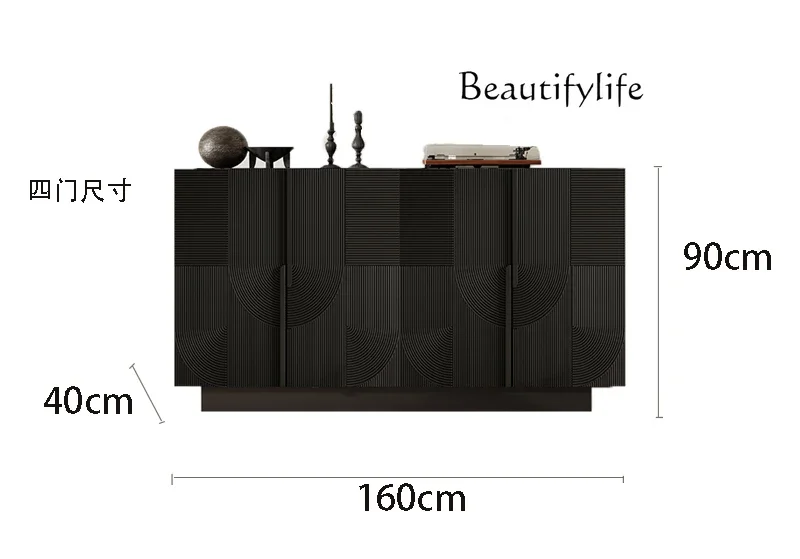 H Style Home Entrance Cabinet, Simple Large-capacity Shoe Cabinet, Locker, Tea Cabinet, Multi-functional Decorative
