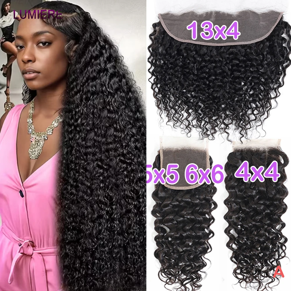 

Волна воды, настоящая HD прозрачная невидимая 13x4 6x6 5x5 4x4, предварительно выщипанная кружевная застежка, только фронтальная застежка, 100% натуральное наращивание человеческих волос