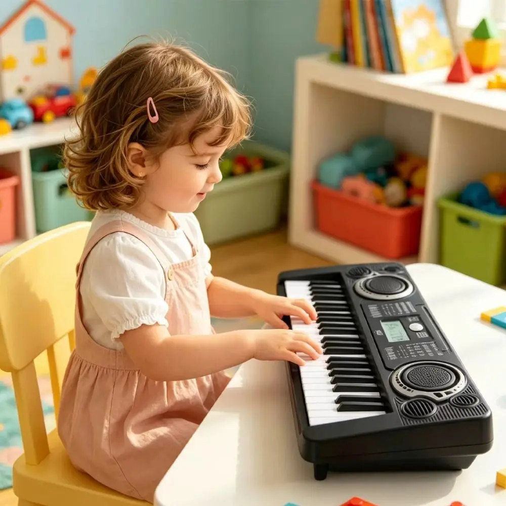 brinquedo-musical-eletronico-para-criancas-com-37-teclas-piano-eletronico-rosa-para-aprendizado-musical