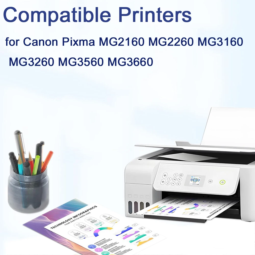PG-640 CL-641 Smart Cartridg Refill Kit PG-640 CL-641 XL for Canon Pixma MG2160 MG2260 MG3160 MG3260 MG3560 MG3660