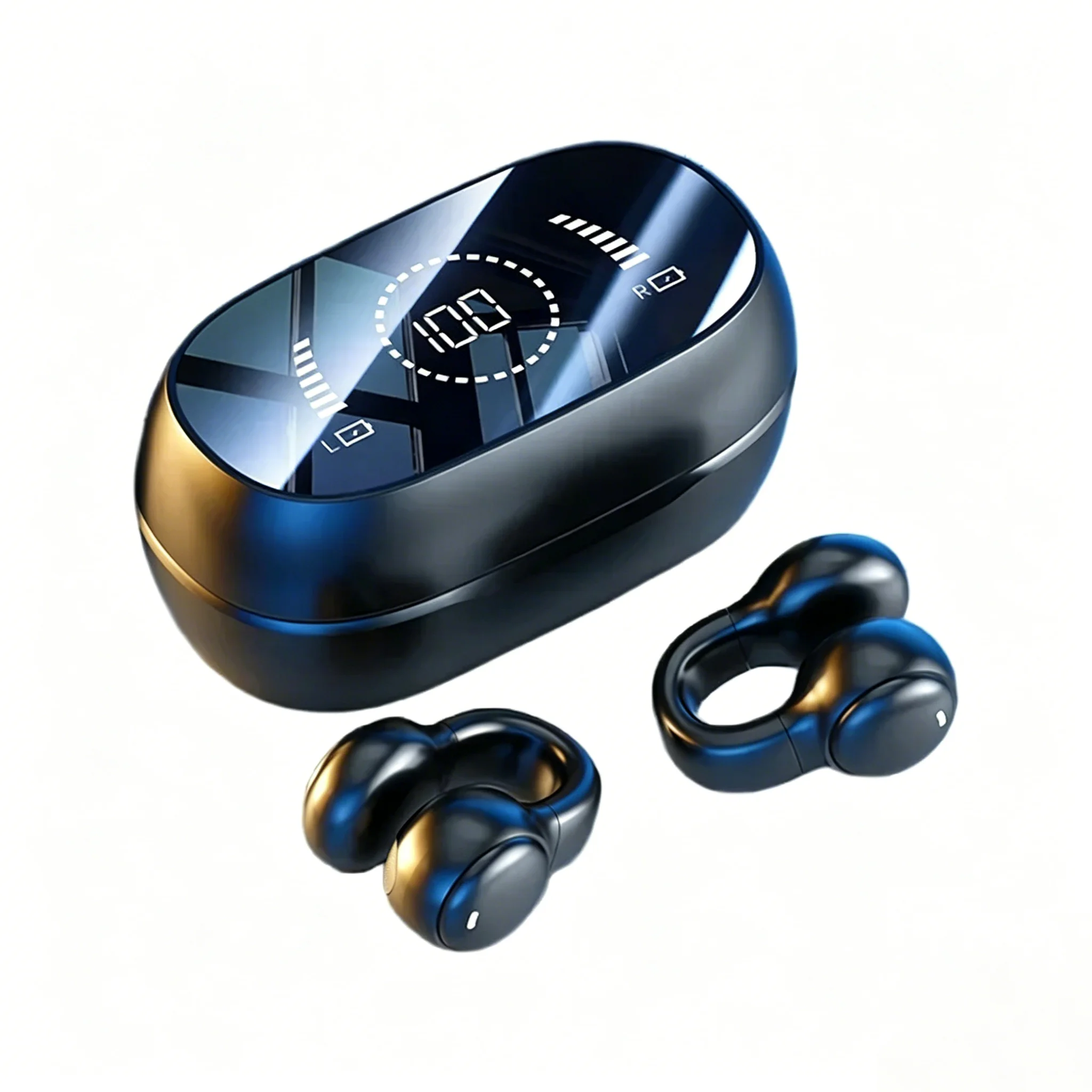 Lenove Original M47 Kabellose Ohrhörer Bluetooth 5.3 Headset Aufladbare Ohrhörer Knochenleitungs-Kopfhörer für Sport 2026 NEU