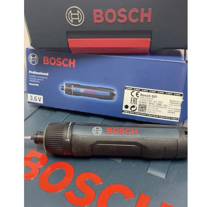 BOSCH GO 3 Mini Electrical Screwdriver 3.6V Lithium-ion Battery Rechargeable Cordless Drill with Box Bosch go3 Professional Tool