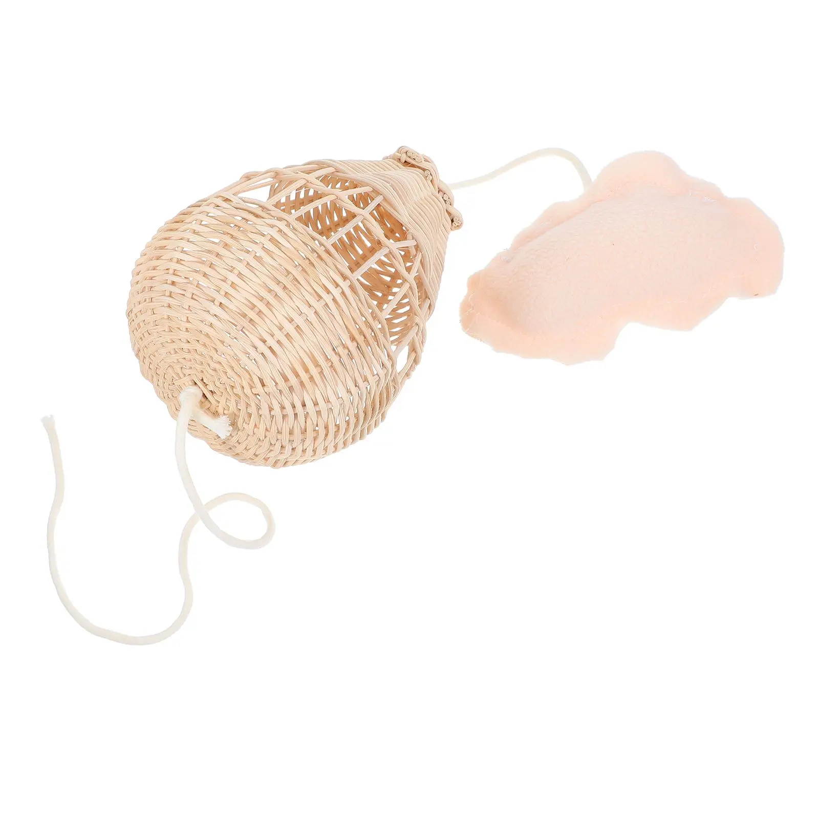 

Rattan Hot Air Balloon Props Handwoven Hanging Decor Nursery Kids Room Photo Real Weaving Material Lightweight nament