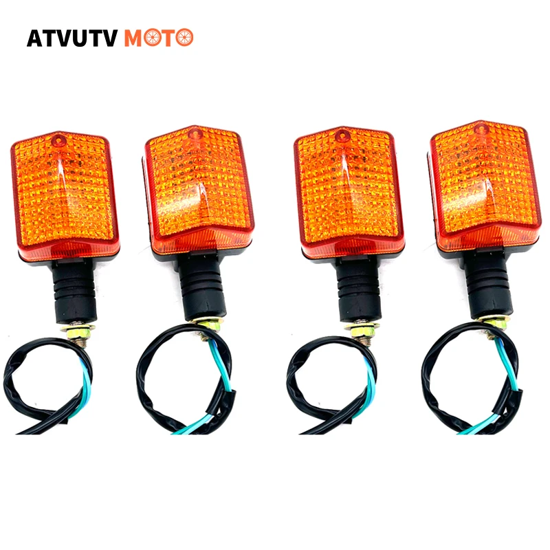 4pcs Motorcycle 12V Rear Turn Signal Light Lamp Indicator Winker Blinker Flashing For Honda XR650L 1993-2020 XR250L 1991-1996