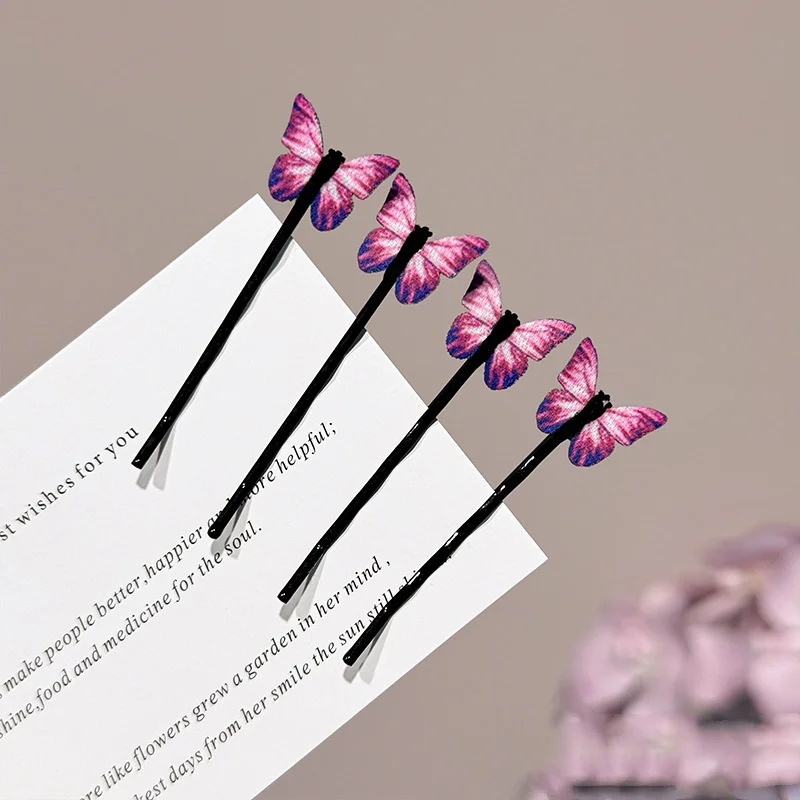 4–12 Stück Schmetterlings-Haarspangen, blaue Schmetterlings-Haarspangen, Braut- und Hochzeitsdekoration, Haarspangen, Braut-Haarschmuck für Frauen – Detail 10