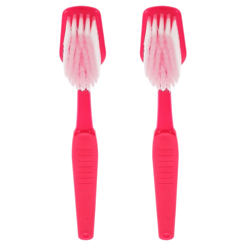 

2 Pcs Funny Toothbrush Props Pretend Photo Booth Modeling Prank Party Supplies Clean