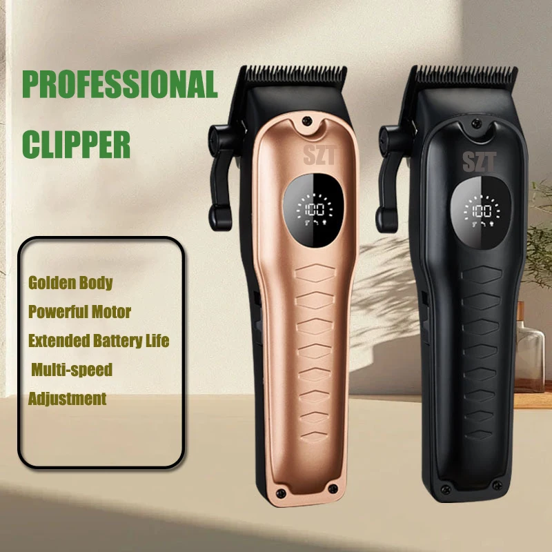 SZTNK802 Professional Electric Hair Clippers Set - Hot Seller Precision Steel Blades 6800 RPM 2000mAh Battery Haircut Machine