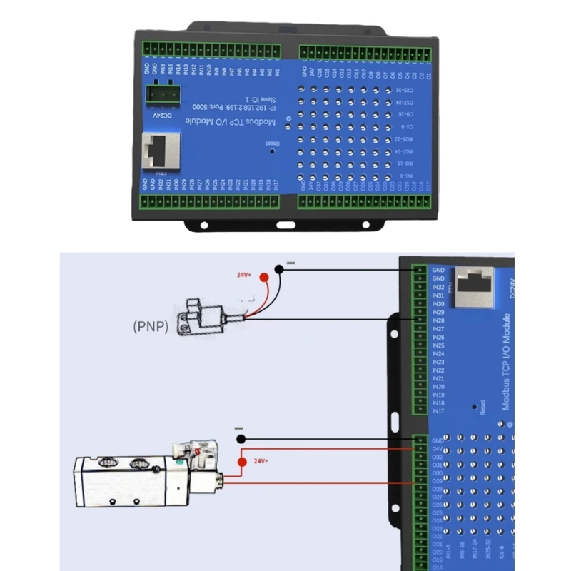 CWT-MB308N 8AI+4AO+8DI+8DO RS485 RS232 Ethernet Modbus Module