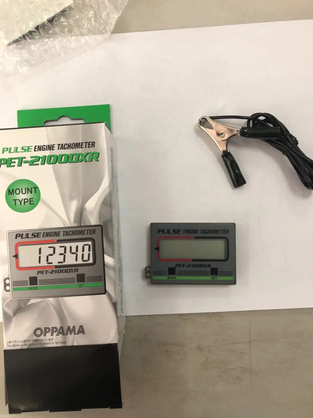 

Japan Oiba OPPAMA Tachometer PET-2100DXR Engine Tachymeter New Original Genuine in Stock