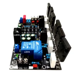 LUSYA Upgraded Version 300W Mono Power Amplifier 1943 + 5200 High Power Tube Amp Board With Speaker Protection Relay