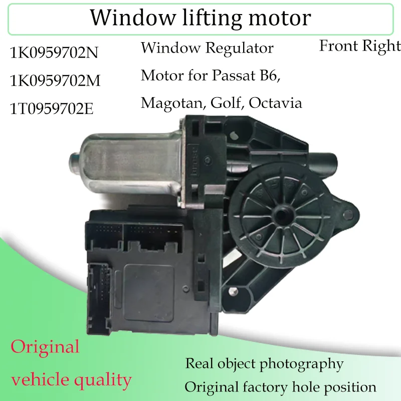 Car Window Regulator Motor Fits  VW Passat B6 Magotan Golf Mk5 Octavia Caddy Power Window Lift Motor 1K0959793K 1K0959792K