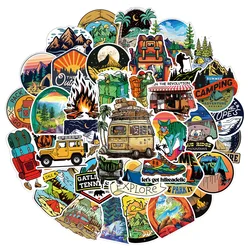 100PCS Outdoor Camping Travel Backpack Tent Graffiti Sticker Luggage Laptop PVC Cartoon Waterproof Sticker
