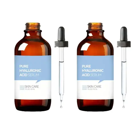2 PCS Pure Hyaluronic Acid Essence Liquid - Highly Effective Moisturizing Skin Care Liquid - Can Enhance Skin Elasticity - 1 Oun