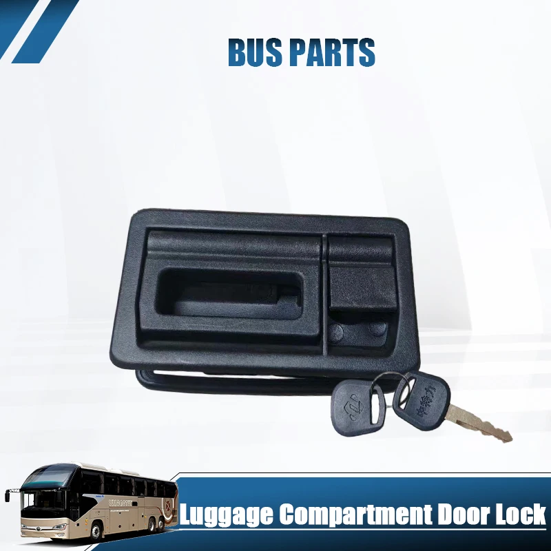 Cerradura de la puerta del compartimento de equipaje, cerradura de la puerta del compartimento lateral para autobuses Higer, King Long, Northern, Zhongtong, Ankai, repuestos para autobuses