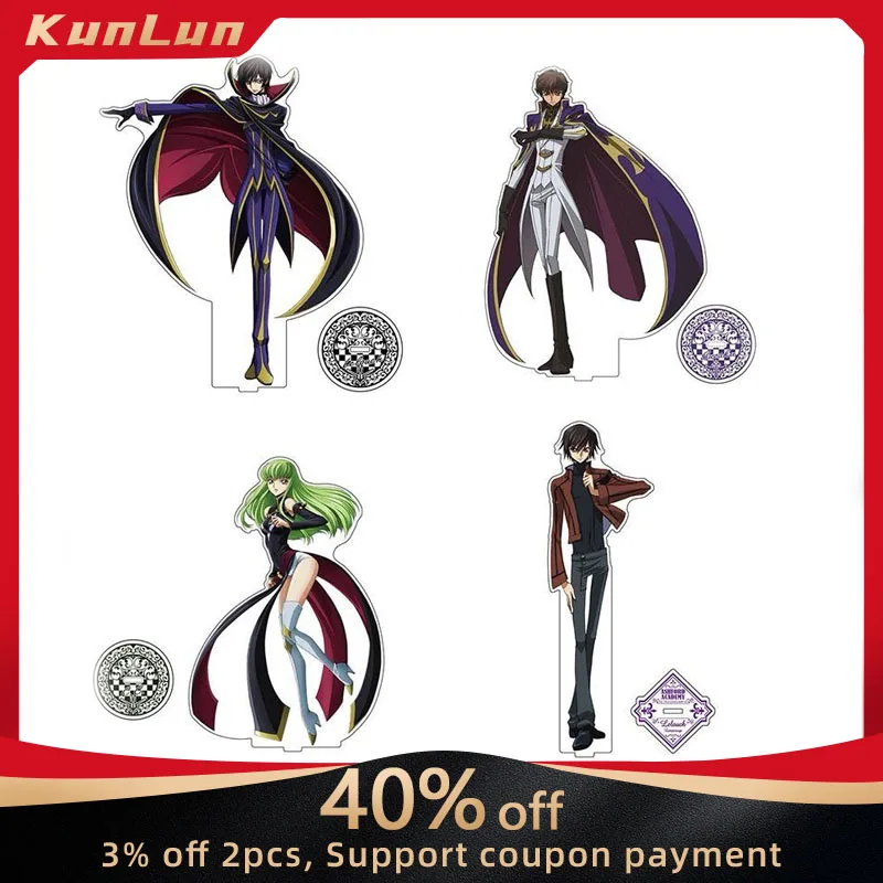 6 Styles CODE GEASS Lelouch of The Rebellion Japanese Anime Peripherals Lelouch Lamperouge/Knight of Seven Figures Acrylic Stand