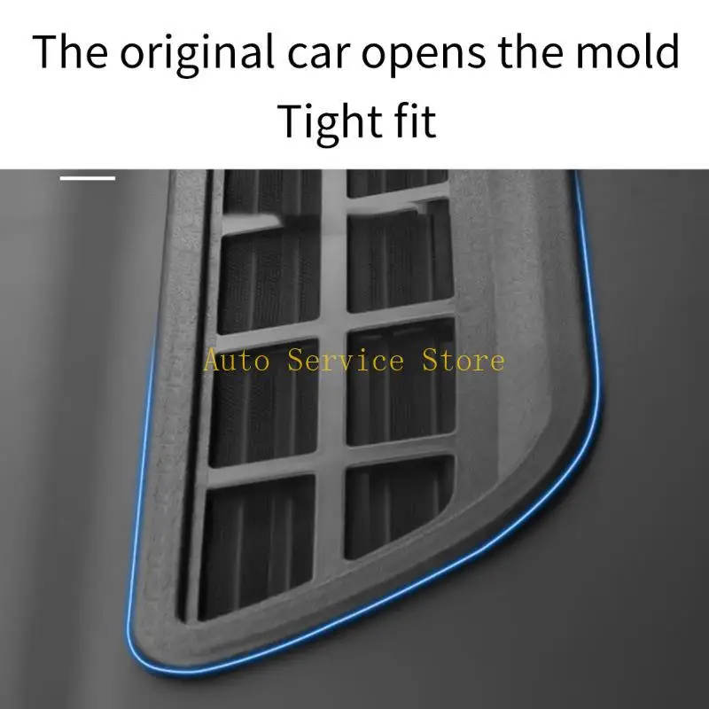 462A Air Inlet Protective Cover Air-conditioning Air Vent Grille Cover Car Accessories Simple Installation for ModelY