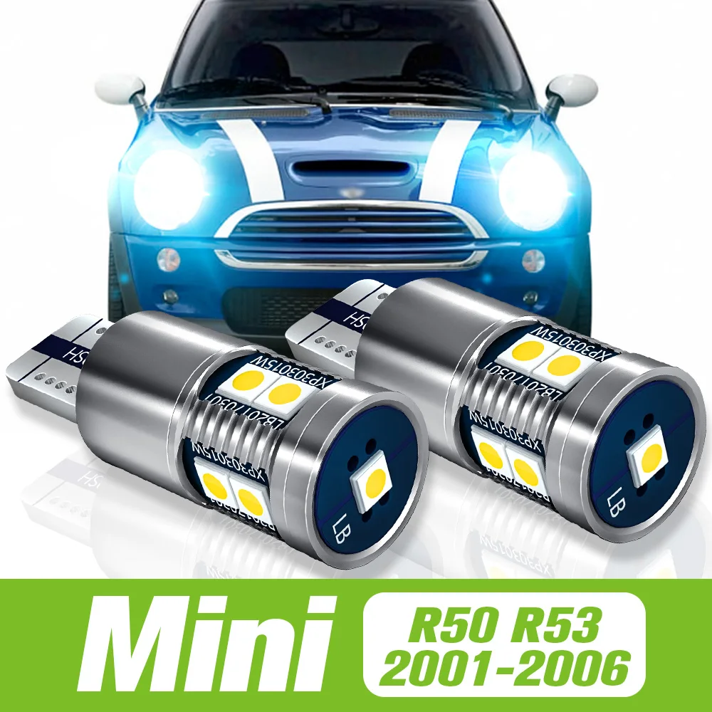 

2pcs For Mini Cooper R50 R53 LED Parking Light Clearance Lamp 2001 2002 2003 2004 2005 2006 Accessories